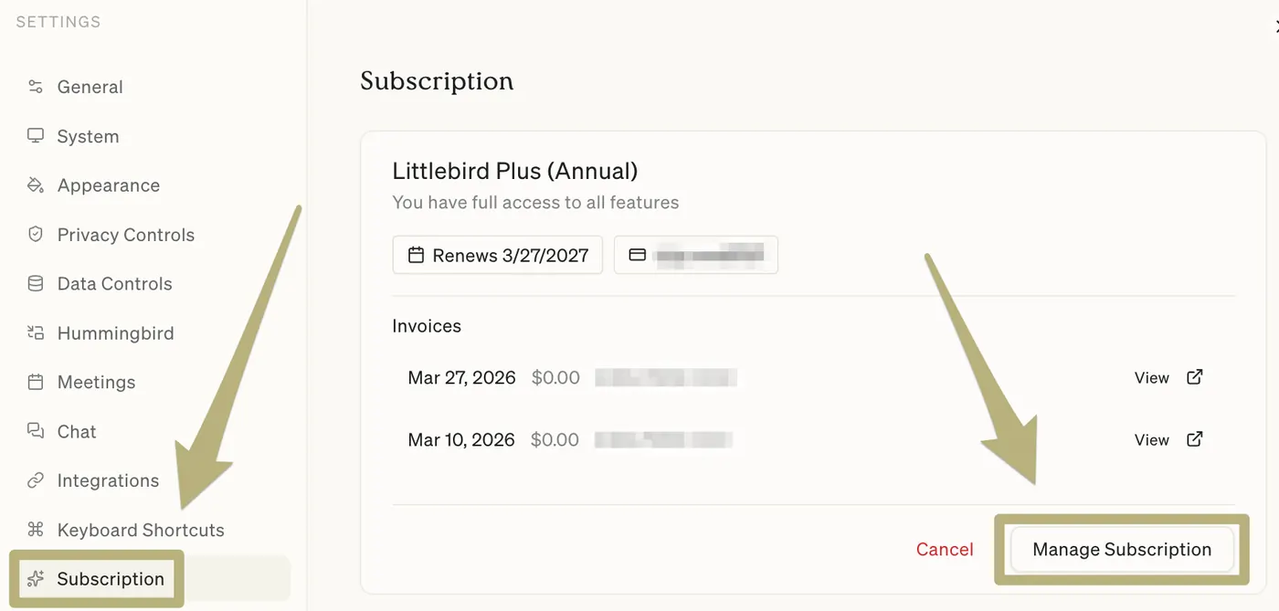 Manage Your Billing Details screenshot 1