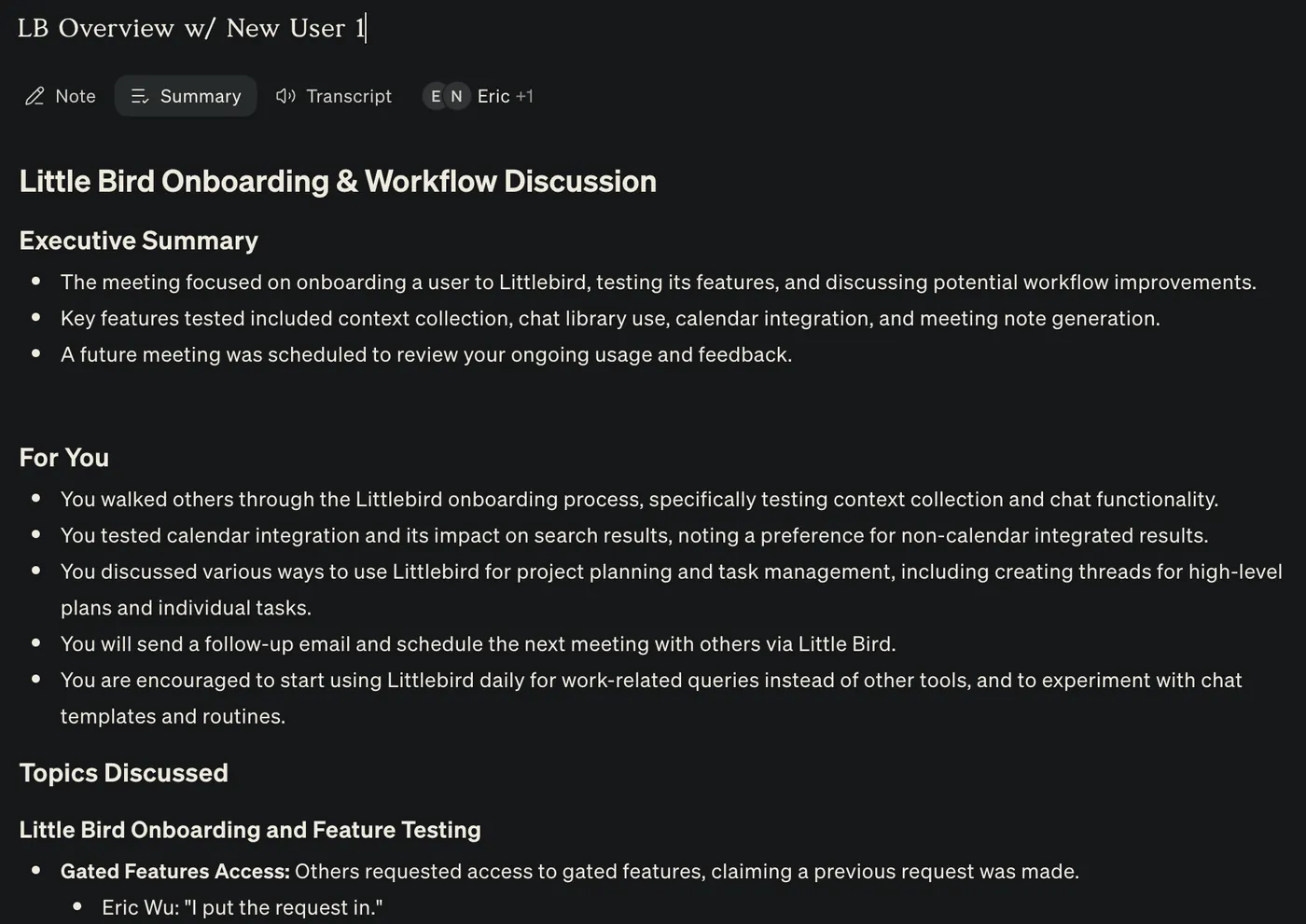 Introduction to Meeting Notes screenshot 3