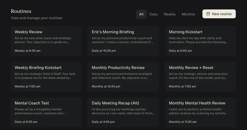 Introduction to Routines screenshot 3