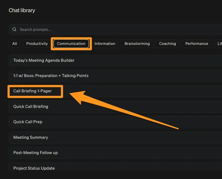 Meeting assistant screenshot 1
